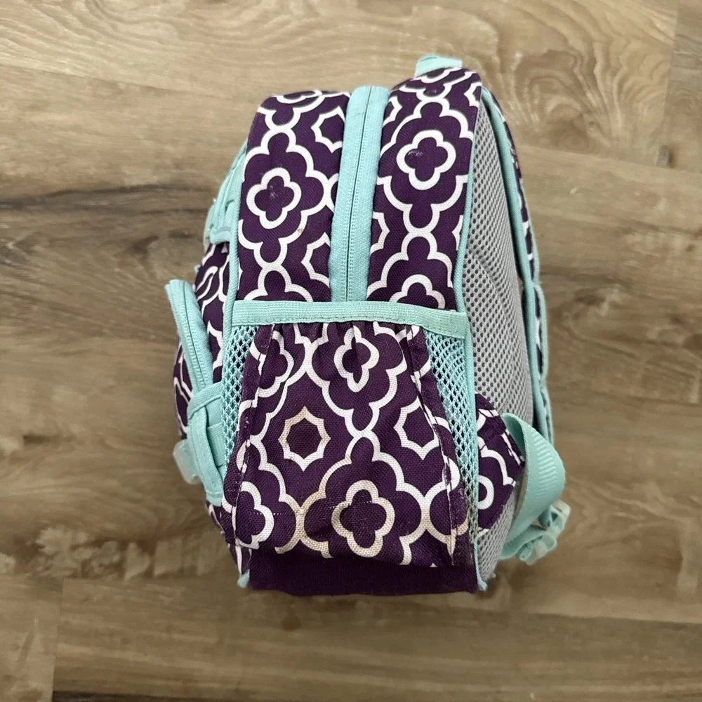 pottery barn kids mini backpack Purple And Teal Geo print